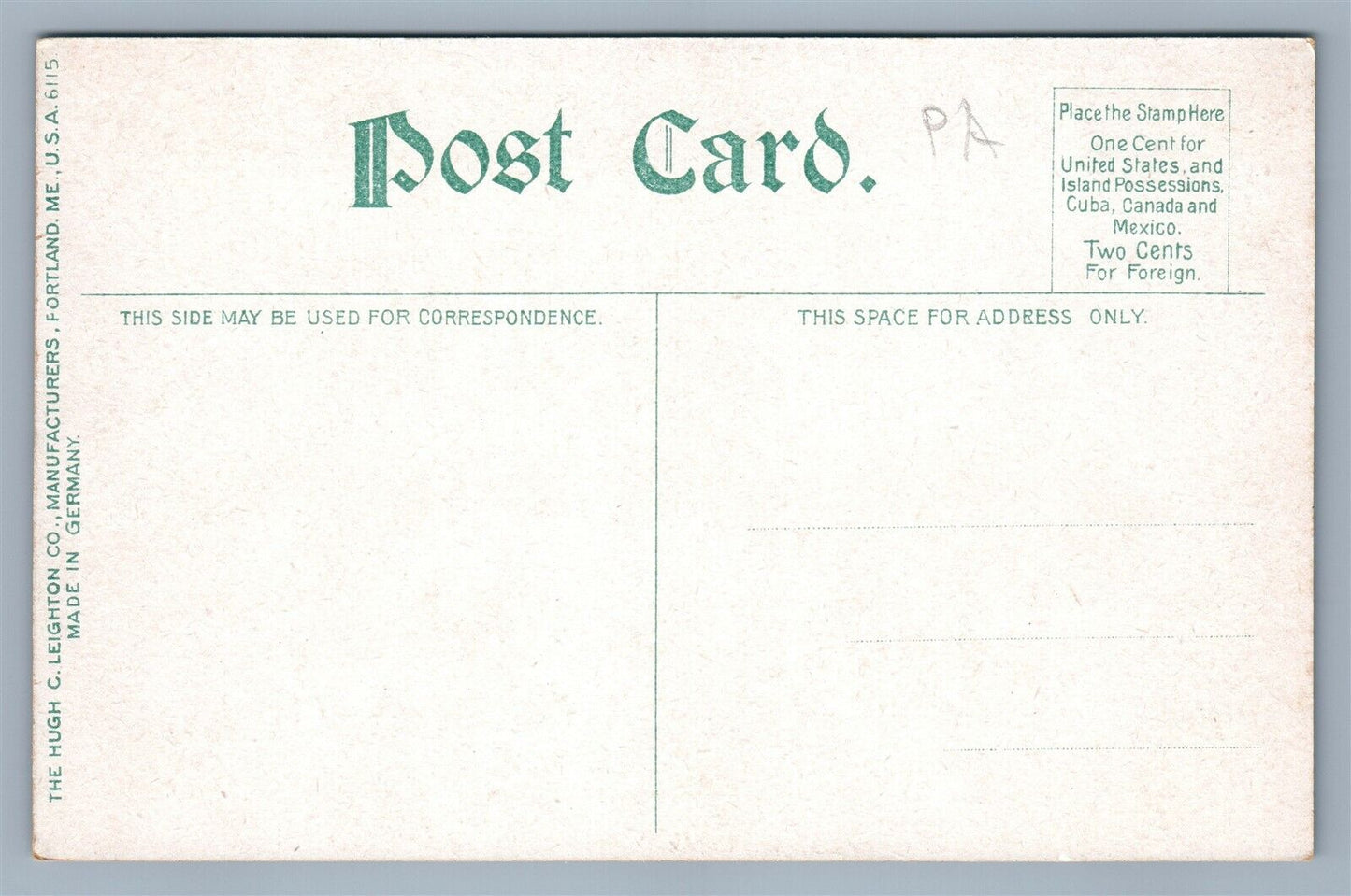 BELLEWOOD PA ON LINE OF LVRR RAILROAD RESTAURANT ANTIQUE POSTCARD