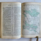 1858 BIBLE in ENGLISH antique SIGNED BINDING w/ DATED CLASP ILLUSTRATED w/ MAPS