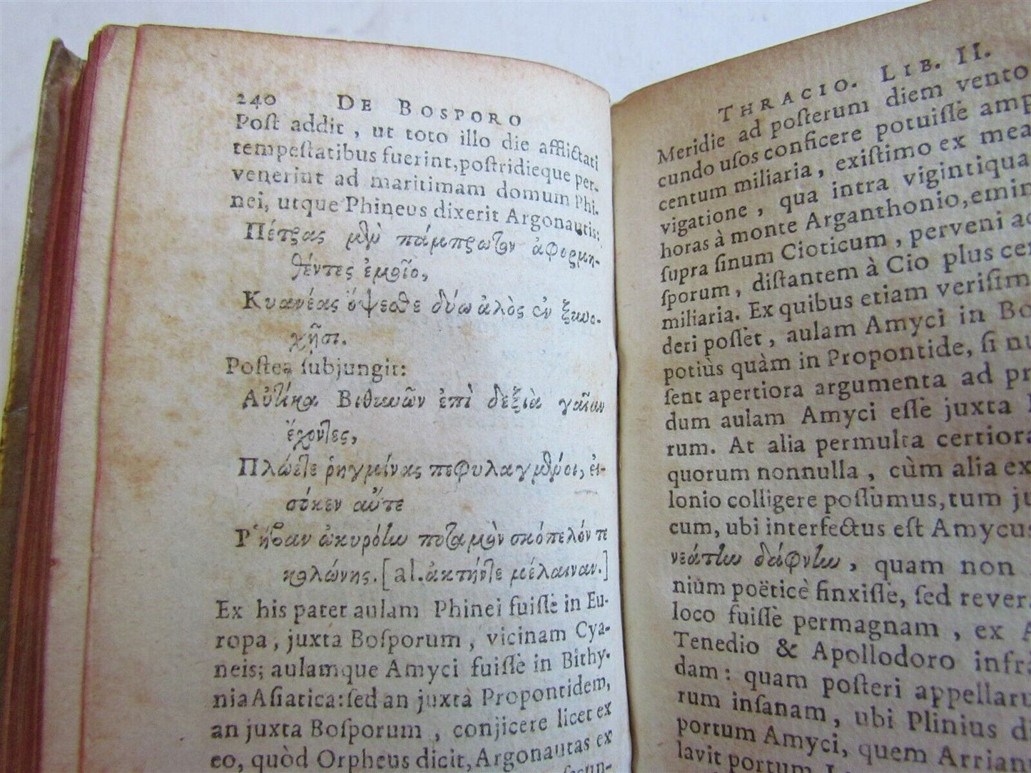 1632 BOSPHORUS HISTORY antique vellum BYZANTIUM OTTOMAN TURKEY CONSTANTINOPLE