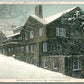 POCONO MANOR WINTER INN PA 1919 ANTIQUE POSTCARD