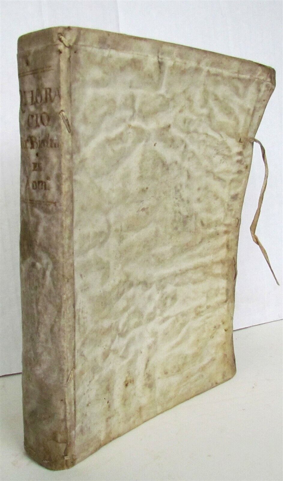 1599 HORACE WORKS in SPANISH antique POETRY VELLUM Q. HORATII FLACCI V.de Biedma