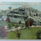 VINTAGE POSTCARD MOUNTAIN SCENIC RAILWAY WILLOW GROVE PARK PA railroad train