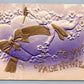 TO MY VALENTINE DEEPLY EMBOSSED ANTIQUE POSTCARD CUPID w/ HEARTS