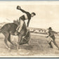 BILL STANTON ON SANDY cowboy ANTIQUE REAL PHOTO POSTCARD RPPC