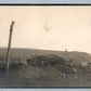 TRAIN WRECK CHICAGO & NORTH WESTERN RAILROAD ANTIQUE REAL PHOTO POSTCARD RPPC