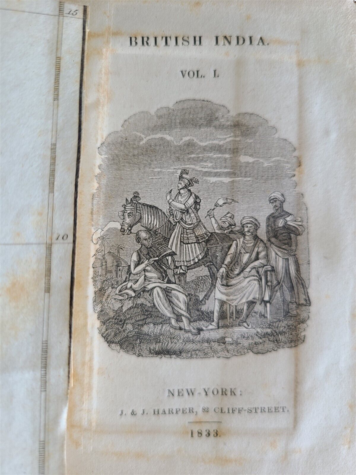 1833 HISTORY of BRITISH INDIA 3 volumes w/ MAP antique in ENGLISH