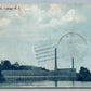 CARTHAGE NY LeROY MILL 1909 ANTIQUE POSTCARD