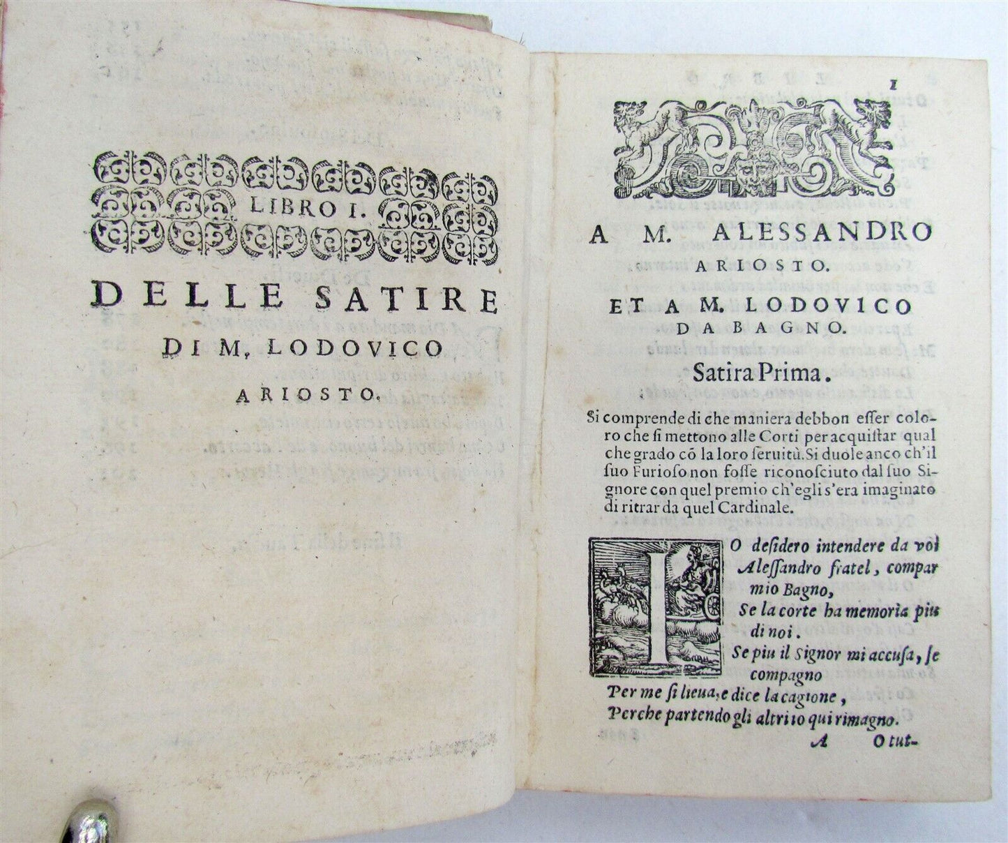 1583 POETRY by LUDOVICO ARIOSTO & others vellum bound 16th CENTURY RARE