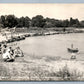 SHEYBOGAN FALLS WI QUARRY SWIMMING POOL VINTAGE REAL PHOTO POSTCARD RPPC