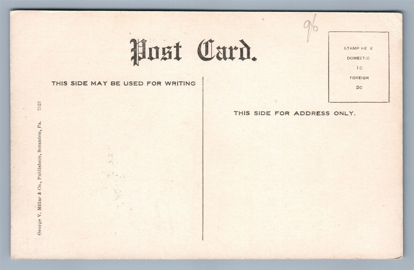 WASHINGTON NJ METHODIST CHURCH ANTIQUE POSTCARD