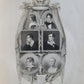 1849 BYRON GALLERY w/ ENGRAVINGS ILLUSTRATING BEAUTIES antique Robert McGregor