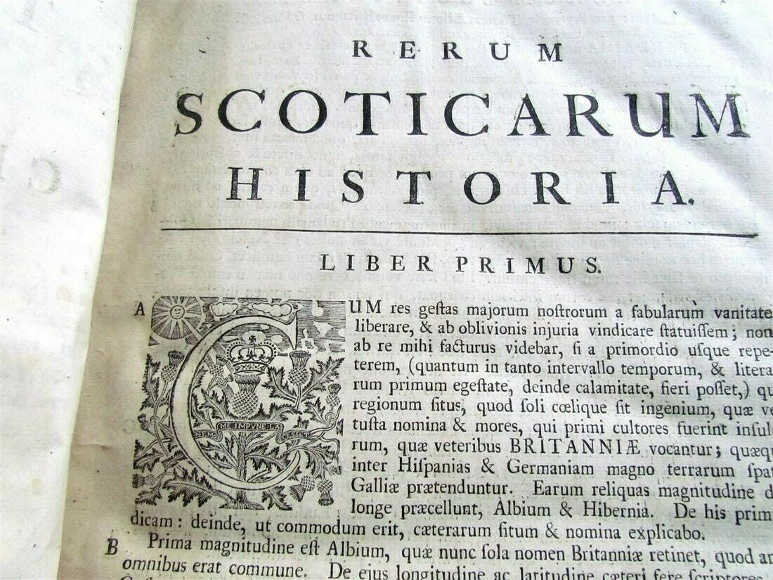 1715 2 VOLUMES Georgii Buchanani Scoti Poetarum antique POETRY