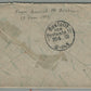 1902 AUSTRIA LEVANT STAMP COVER to JERUSALEMSTRASSE BERLIN 1 PIASTER OVERPRINTED