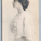 AMERICAN STAGE & FILM ACTRESS ETHEL BARRYMORE ANTIQUE REAL PHOTO POSTCARD RPPC
