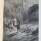 1868 GUSTAVE DORE ILLUSTRATED ENID by ALFRED TENNYSON antique FOLIO poetry