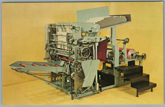 HANOVER PA ELSNER REWINDING MACHINE ADVERTISING VINTAGE POSTCARD