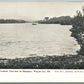 WAYNE COUNTY PA LAKE LODORE UNDIVIDED ANTIQUE POSTCARD PRIVATE MAILING CARD