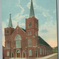 ALTOONA PA SAINT LEO ROMAN CATHOLIC CHURCH ANTIQUE POSTCARD
