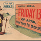 SHELL GAS ADVERTISING ANTIQUE POSTCARD