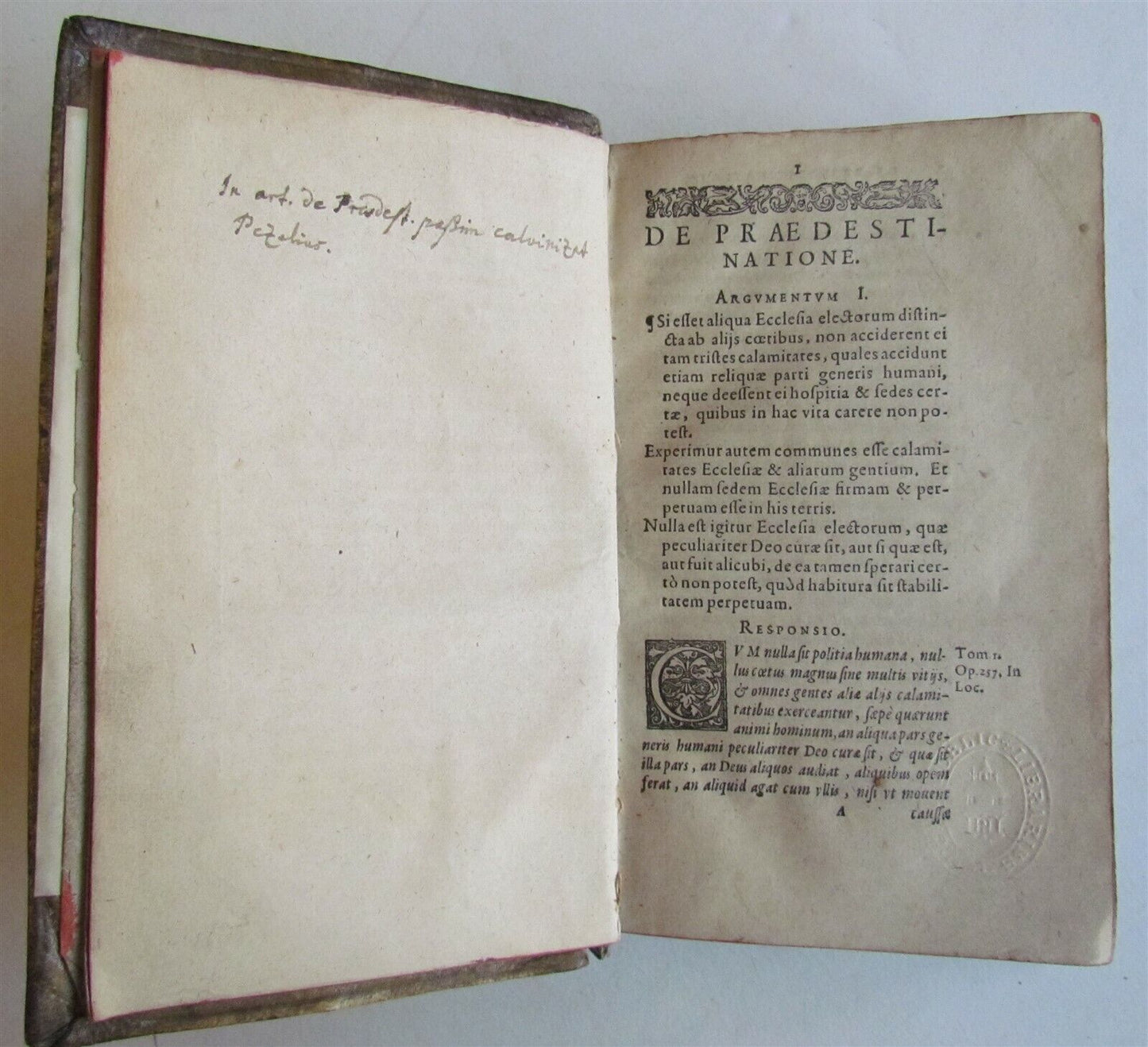 1589 Argumentorum Philippicorum BLINDSTAMPED PIGSKIN by C.Pezelius antique