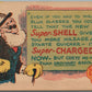 SUPER SHELL GASOLINE ADVERTISING ANTIQUE POSTCARD