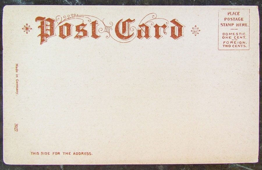 UNUSED ANTIQUE POSTCARD PRUDENTIAL TOWER BY NIGHT NEWARK N.J.