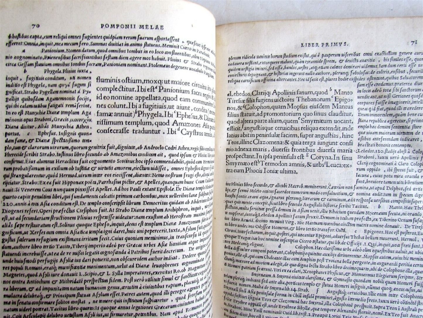 1530 Pomponius Mela De Orbis Situ Libri Tres ANTIQUE in LATIN folio GEOGRAPHY