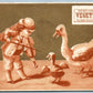 VEGETINE ANTIQUE ADVERTISING VICTORIAN TRADE CARD VIOLIN PLAYER w/ DUCKS