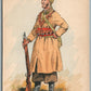 MOROCCO INFANTRY SOLDIER FRENCH 1940 VINTAGE ARTIST SIGNED POSTCARD