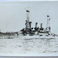 ANTIQUE RPPC REAL PHOTO POSTCARD USS VERMONT SHIP