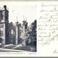 WASHINGTON NJ PRESBYTERIAN CHURCH 1906 UNDIVIDED ANTIQUE POSTCARD w/ CORK CANCEL
