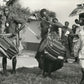 GHANA AFRICAN DRUMMERS VINTAGE REAL PHOTO POSTCARD RPPC