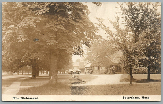 PETERSHAM MA THE NICHEWAUG ANTIQUE REAL PHOTO POSTCARD RPPC