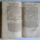 1598 COSMOGRAPHY by Sebastian Munster antique ILLUSTRATED original binding RARE