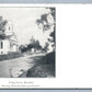 BLANDFORD MA VILLAGE STREET METHODIST CHURCH ANTIQUE POSTCARD