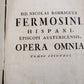 1741 VELLUM BOUND ANTIQUE FOLIO N. Fermosini HISPANI EPISCOPI OFFICIS ET SACRIS