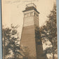 STAMFORD NY TOWER on MT.UTSAYANTHA ANTIQUE REAL PHOTO POSTCARD RPPC