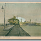 WESTVILLE WASHINGTON PARK ON DELAWARE NJ PIER ANTIQUE POSTCARD
