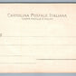 FIRENZE ITALY ANTIQUE POSTCARD LA FACCIATA DELLA CATTEDRALE