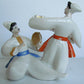 RUSSIAN 1960s PORCELAIN FIGURE DANCING COUPLE vintage