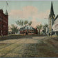 LACONIA NH BANK SQUARE ANTIQUE POSTCARD