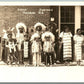 SIOUX INDIANS MANDAN N.D. ANTIQUE REAL PHOTO POSTCARD RPPC