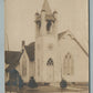 BENTON PA CHRIST CHURCH ANTIQUE REAL PHOTO POSTCARD RPPC