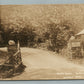 CATSKILL MTS NY ONEORA PARK NORTH GATE ANTIQUE REAL PHOTO POSTCARD RPPC