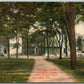HONESDALE PA EPISCOPAL CHURCH & ALLEN HOUSE HOTEL 1917 ANTIQUE POSTCARD