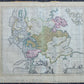 1680 MAP of GERMANY DUCATUS SLESVICENSIS AUSTRALIS PARS antique 20 x 24"