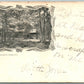 MT.POCONO PA EPISCOPAL CHURCH 1906 UNDIVIDED ANTIQUE POSTCARD w/ CORK CANCEL