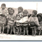 AMERICAN INDIAN SEMINOLE KIDS ANTIQUE REAL PHOTO POSTCARD RPPC