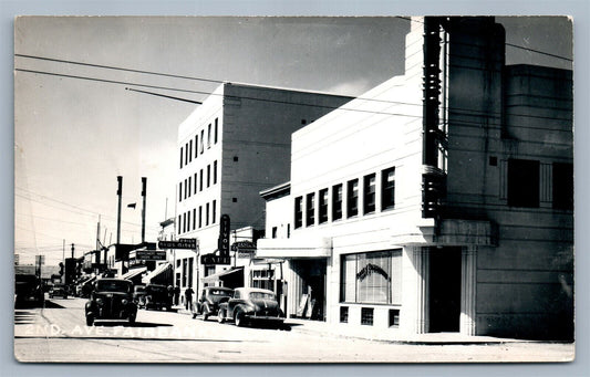 FAIRBANKS AK 2nd AVENUE VINTAGE REAL PHOTO POSTCARD RPPC