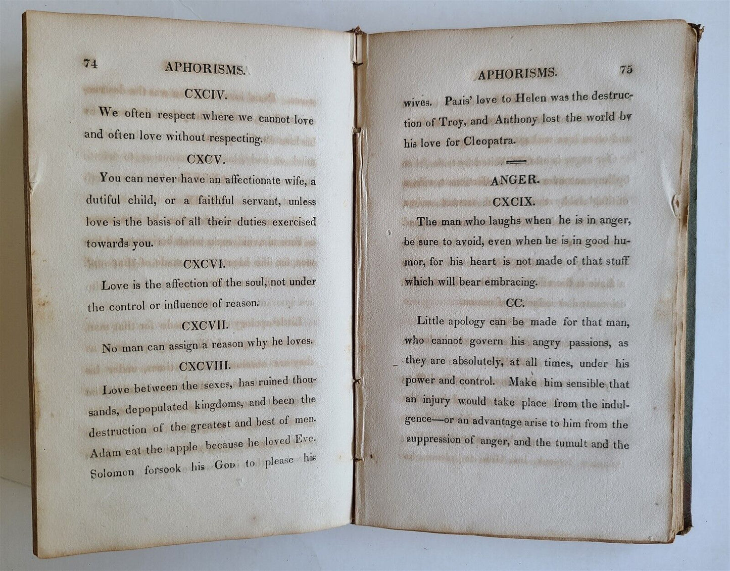 1823 APHORISMS on MEN PHYSIOGNOMY a POEM & BLESSINGS of POVETRY antique AMERICAN